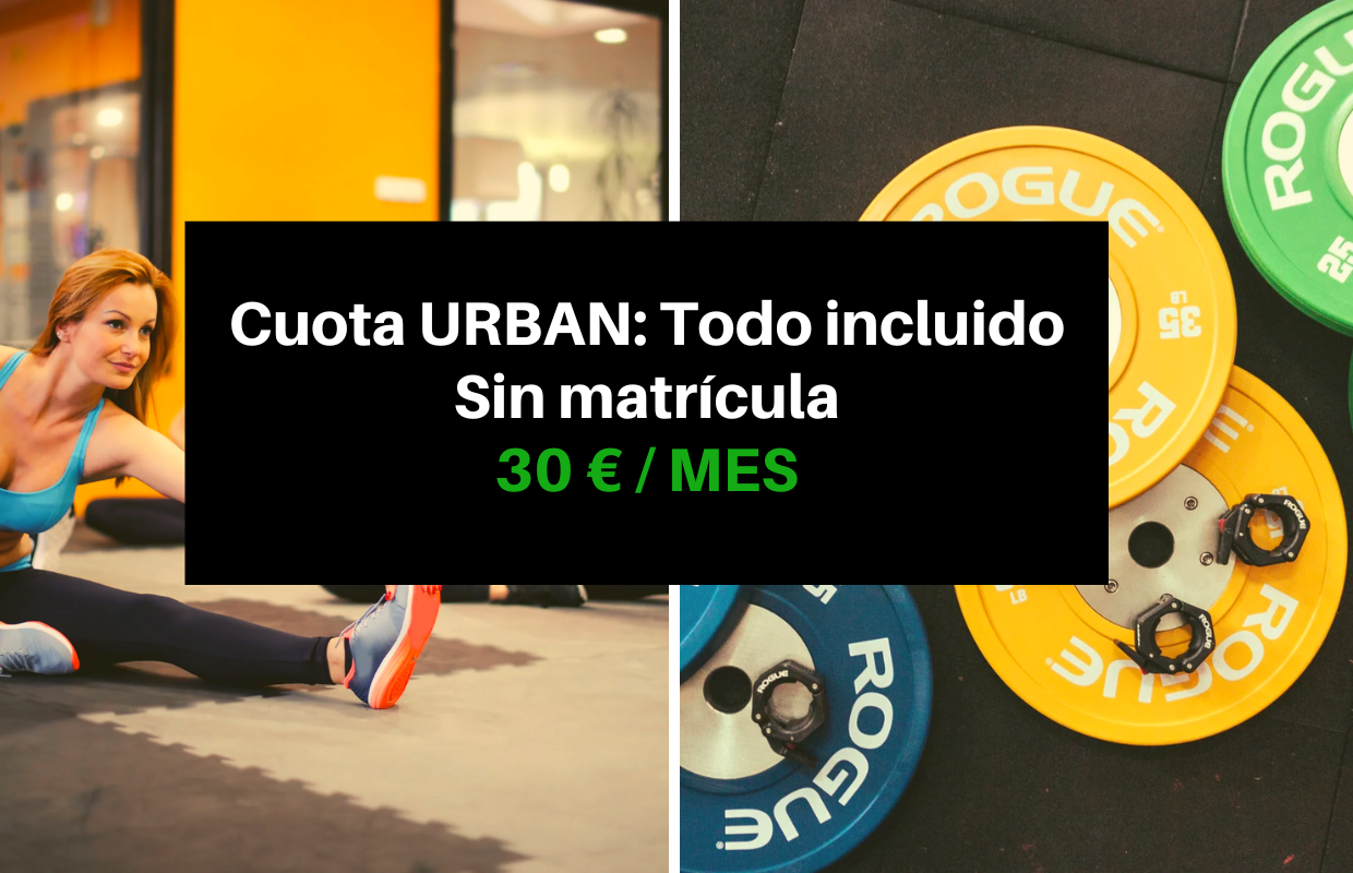 Precios gimnasio urban fitness orihuela